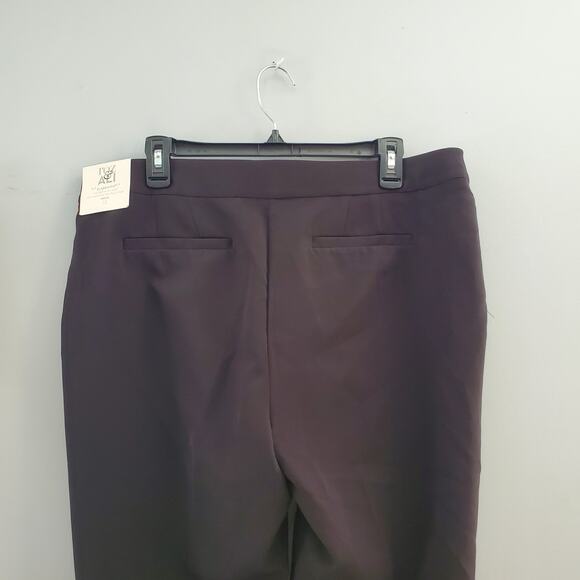Roz & Ali Black Classic Fit Ankle Pants Size 12 NWT - Picture 4 of 8
